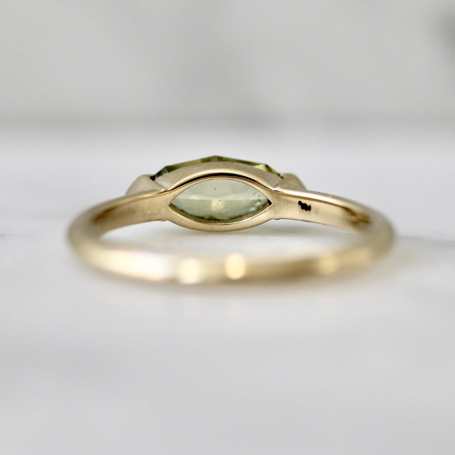 Marquise Cut Chrysoberyl Ring