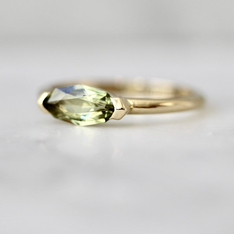Marquise Cut Chrysoberyl Ring