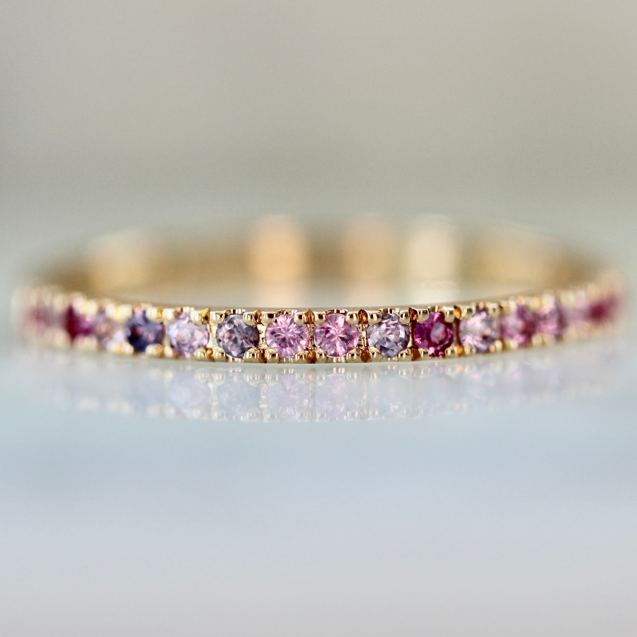 5700 Mixed Color Sapphire Wedding Band