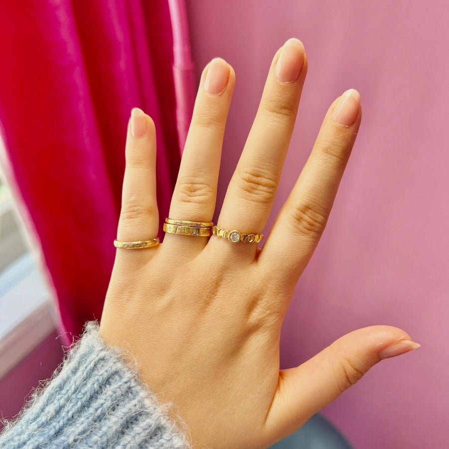 
            Moon Phase Diamond Ring