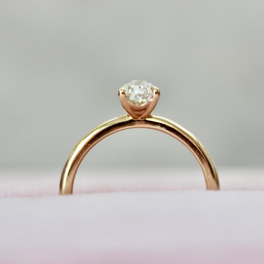 
            Nude Beach Light Champagne Pear Cut Diamond Ring