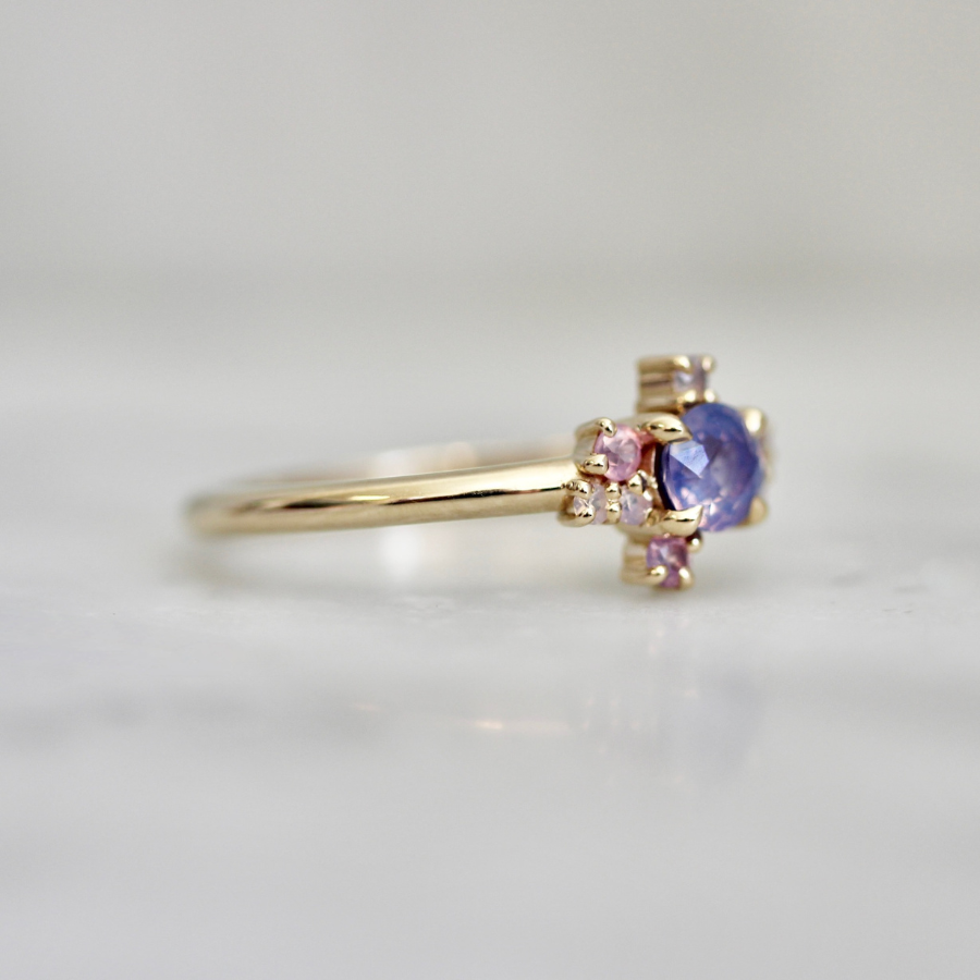 Opalescent Sapphire Ring