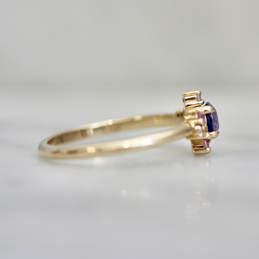 Opalescent Sapphire Ring