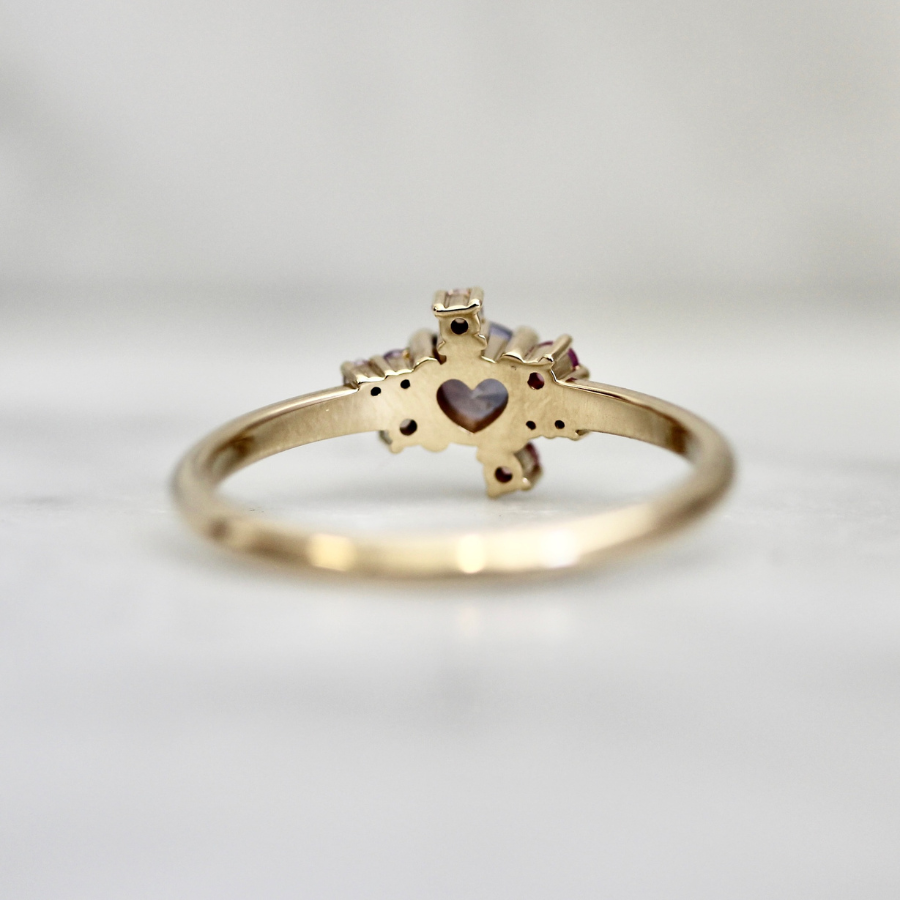 Opalescent Sapphire Ring