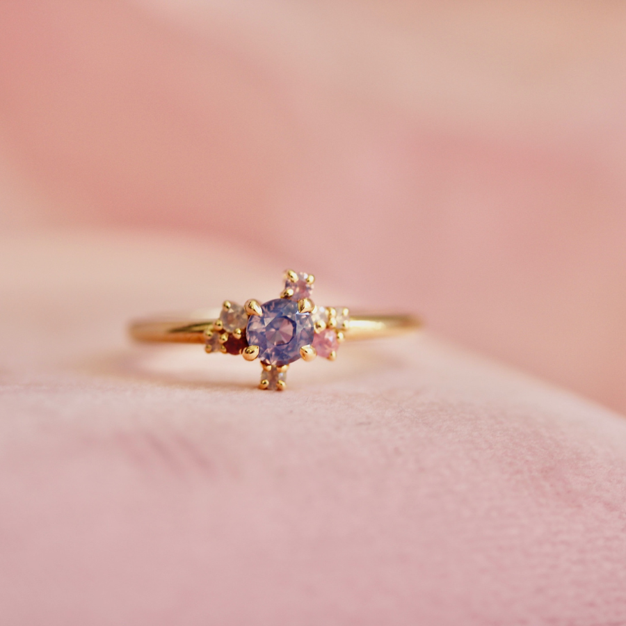 Opalescent Sapphire Ring