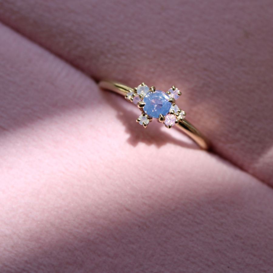 Opalescent Sapphire Ring