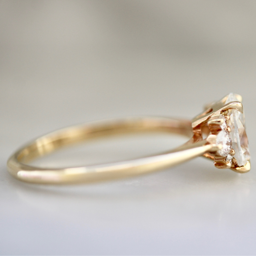 Oval Cut Lab Diamond Ring