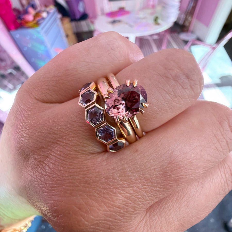 
            Oval Cut Zircon Ring