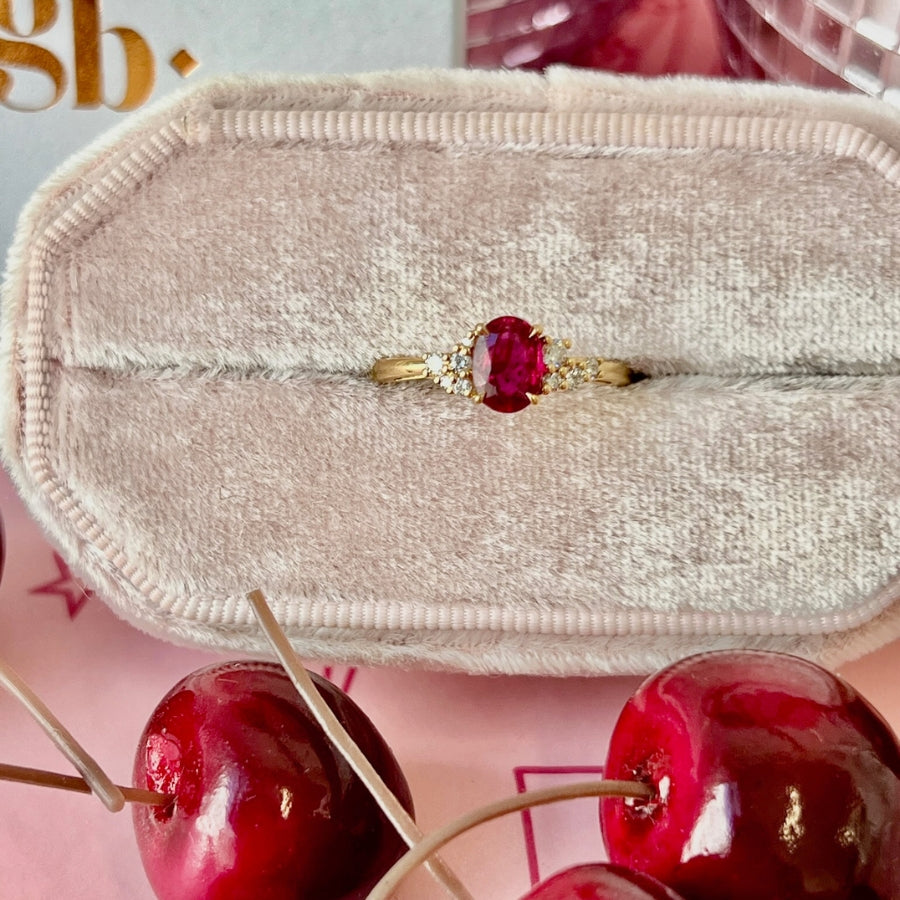 
            Oval Ruby Ring 