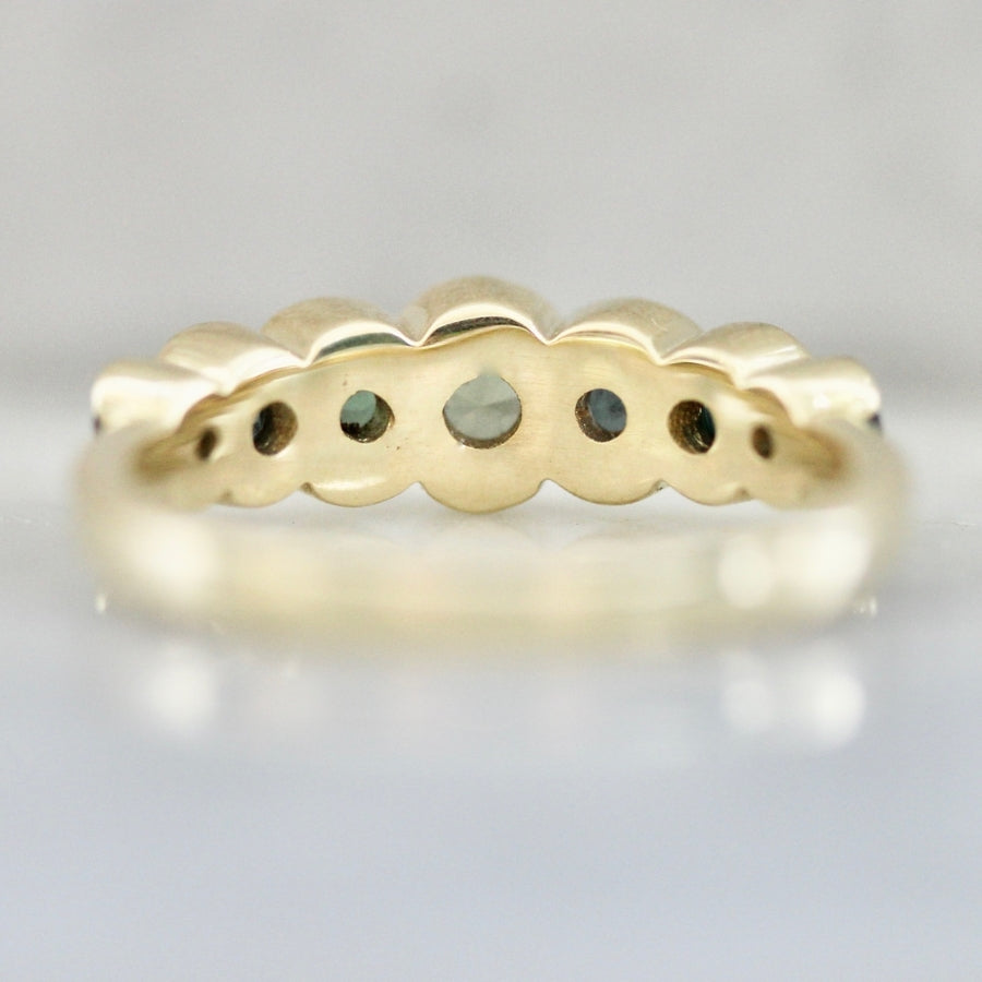 Perfect Storm Round Brilliant Cut Garnet Ring