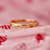 Pine Engraved Gold Band