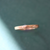 Pine Engraved Gold Band
