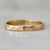 Pine Engraved Gold Band