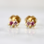 Pink Sapphire Cluster Earrings