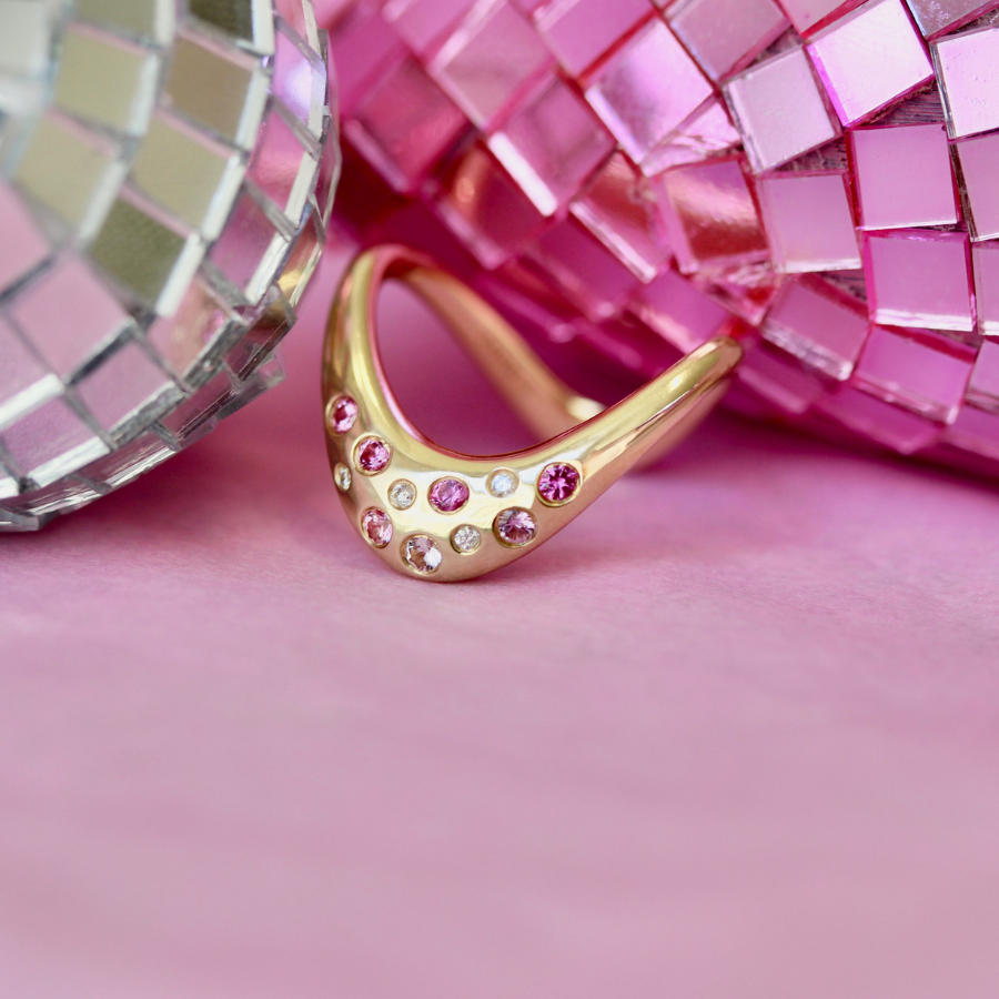 Pink Sapphire Ring