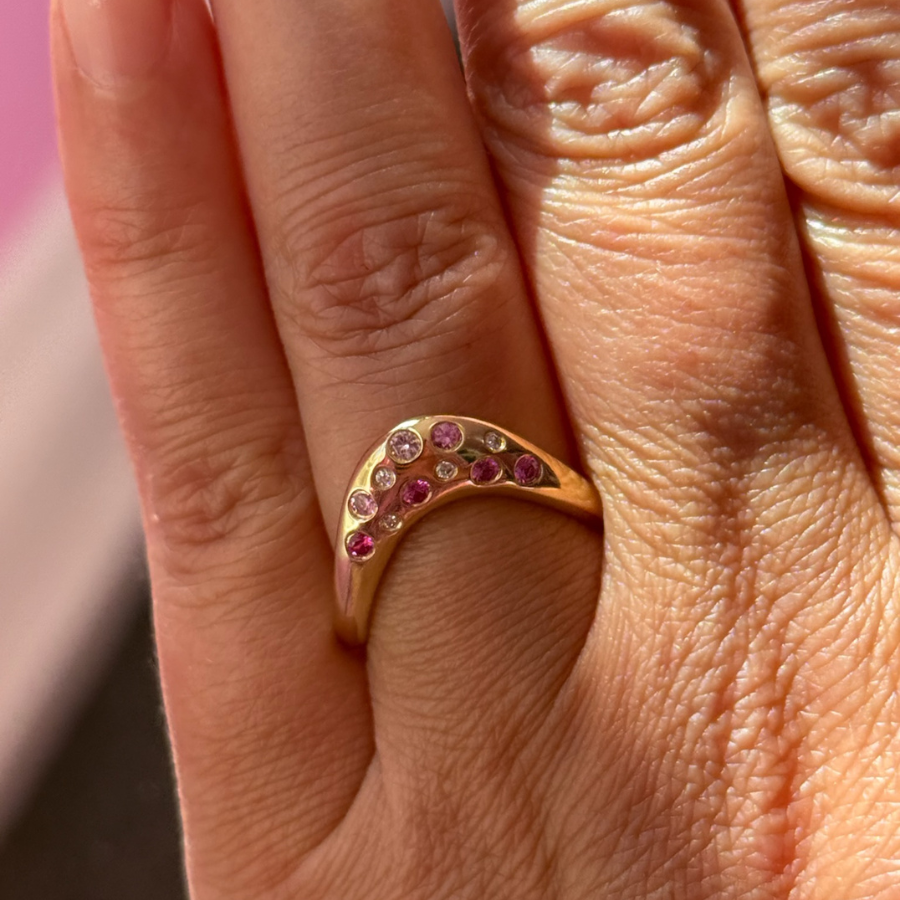 Pink Sapphire Ring