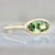 Pistachio Cookie Green Moval Cut Sapphire Ring