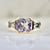 Pucker Up Purple Radiant Cut Sapphire Ring