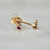 Purple Sapphire Cluster Earrings