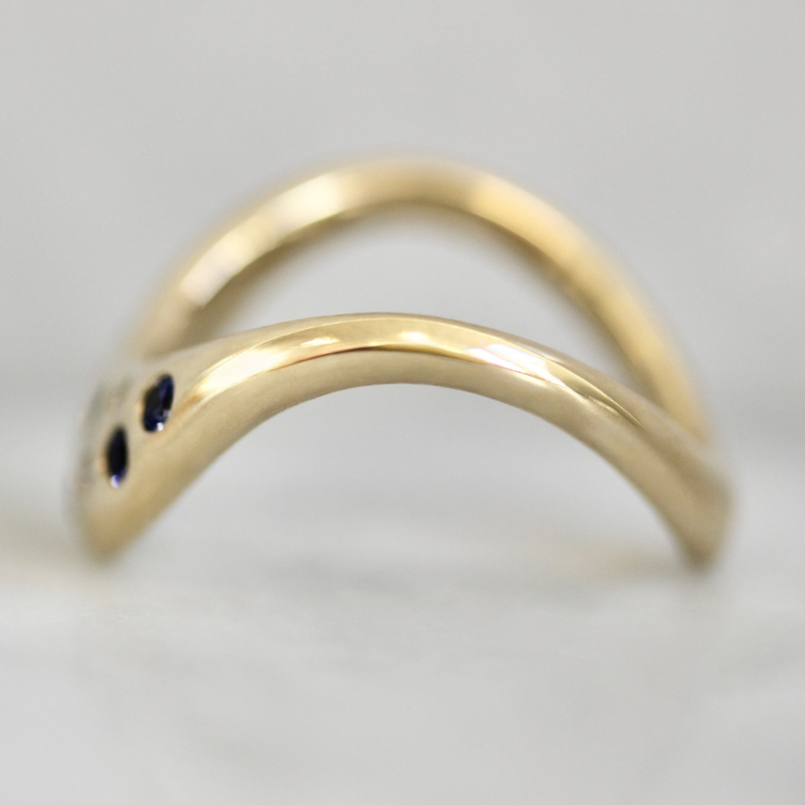 rainbow sapphire ring