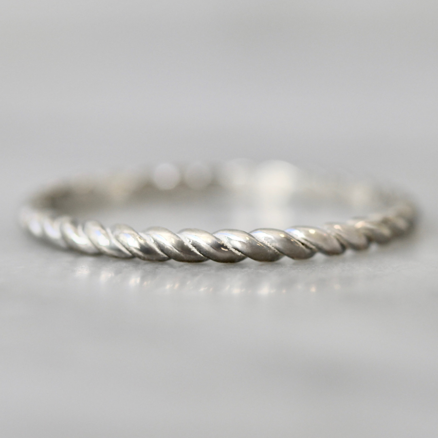 Rope Sterling Silver Band