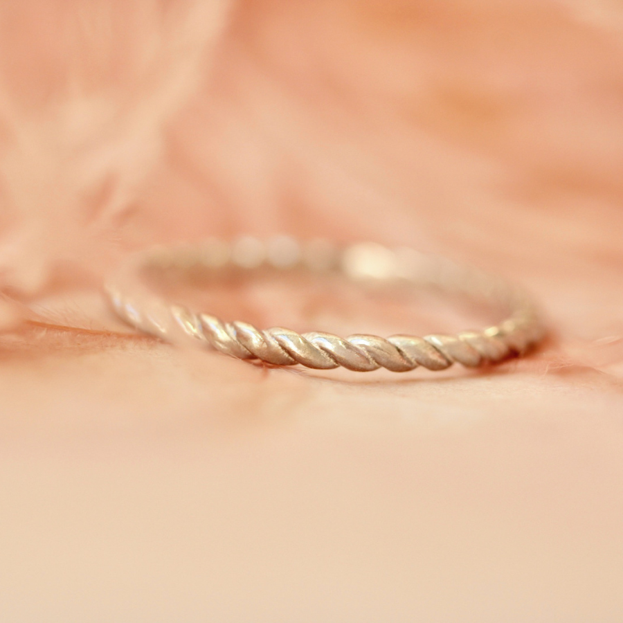 Rope Sterling Silver Band