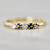Round Cut Opalescent Sapphire Band