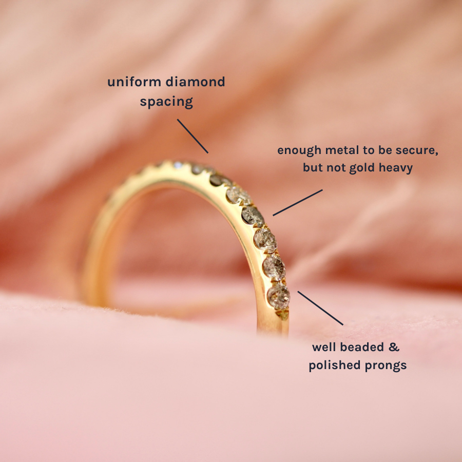 Salt & Pepper Diamond Band