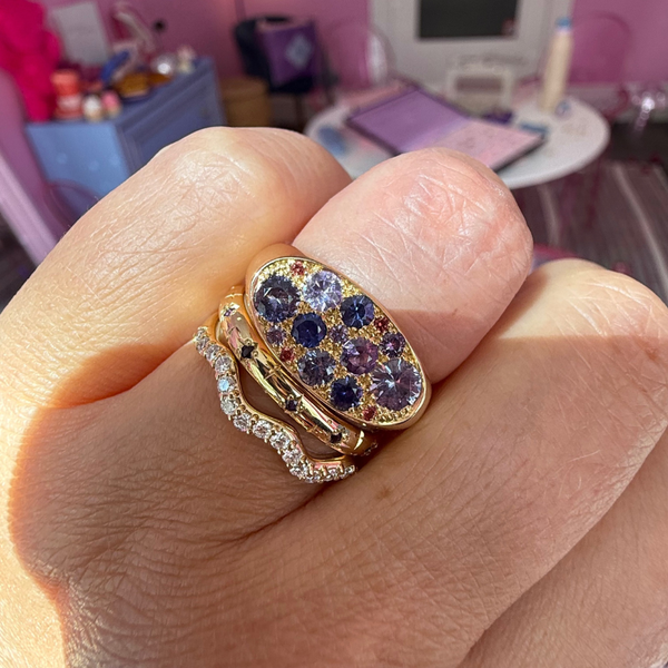 sapphire signet ring