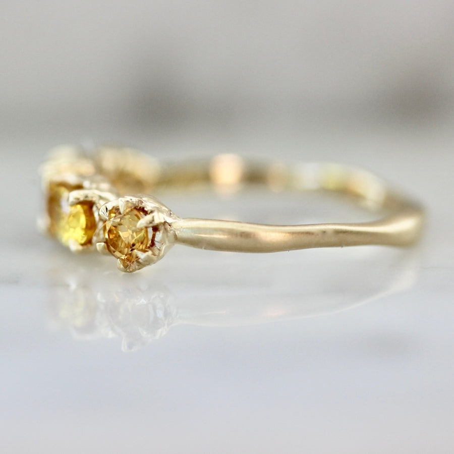 
            Satsuma Yellow Gemstone Medley Ring