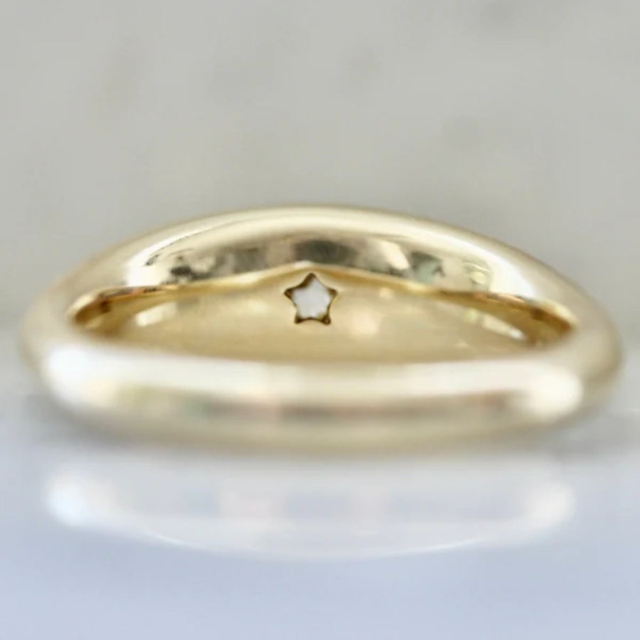 
            Selene White Star Cut Diamond Ring