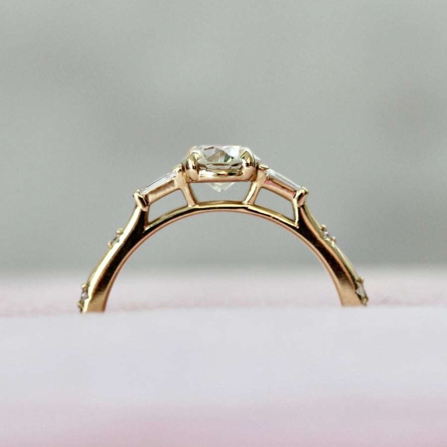 
            Snow Angel Old European Cut Diamond Ring