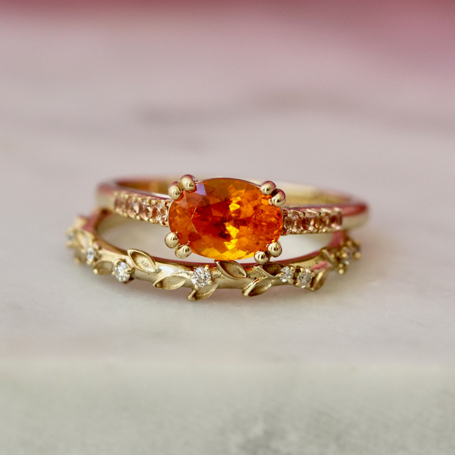
            Spessartite Garnet Ring