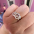 Squiggle Sterling Silver Band