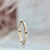 Orion Star Celestial Engraved Gold Band