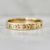 Super Bae Engravable Gold Band