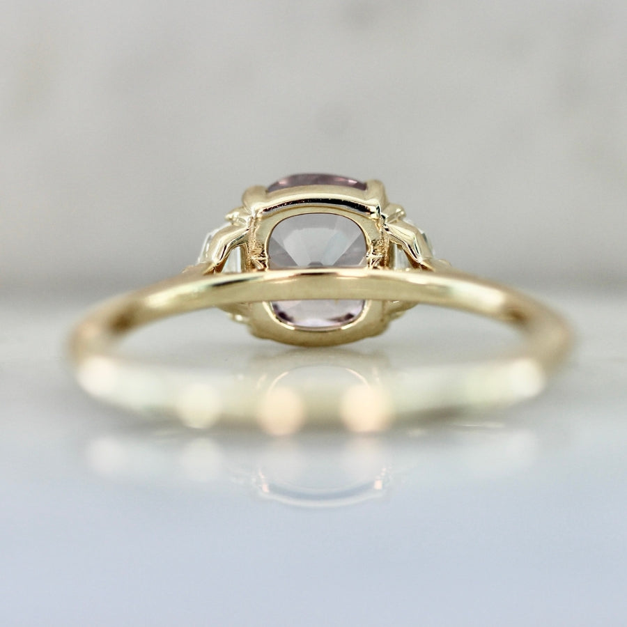 Thrill Joy Purple Cushion Cut Spinel Ring