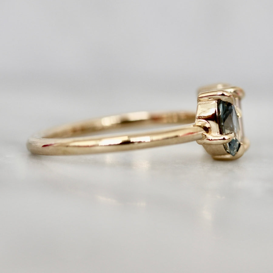 Toi et Moi Diamond and Sapphire Ring