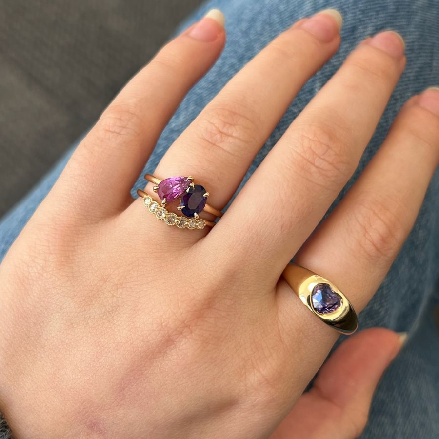 Toi et Moi Sapphire Ring