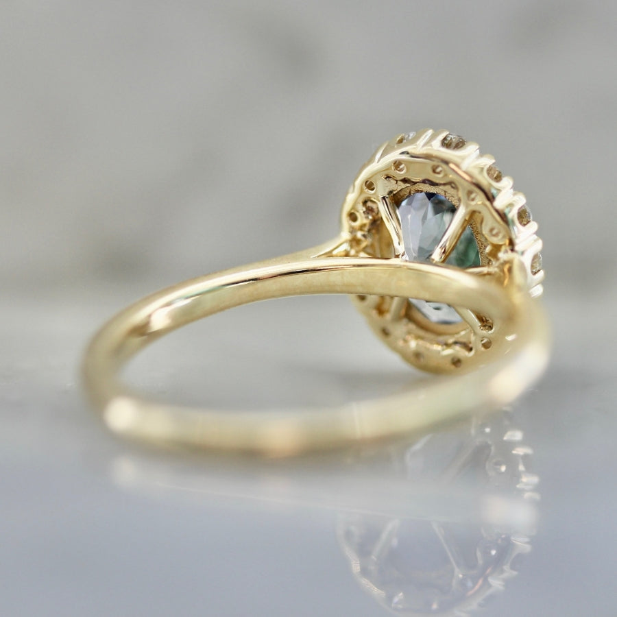 
            Treasure Chest Oval Cut Mermaid Tanzanite Ring