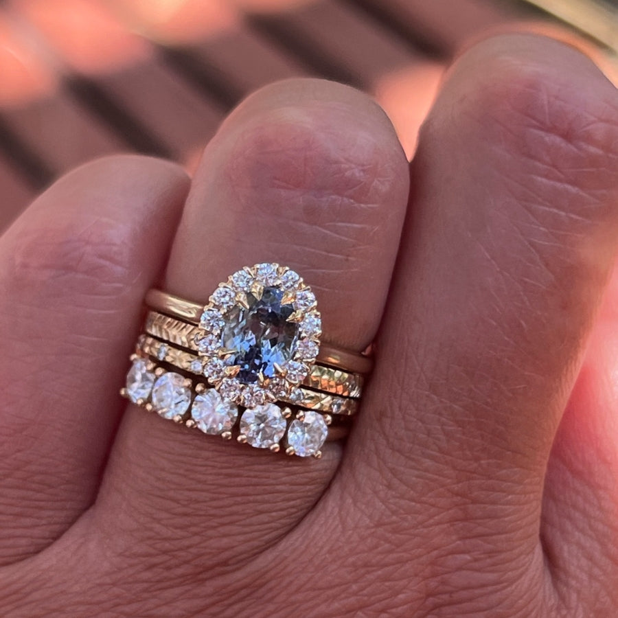 Treasure Chest Oval Cut Mermaid Tanzanite Ring