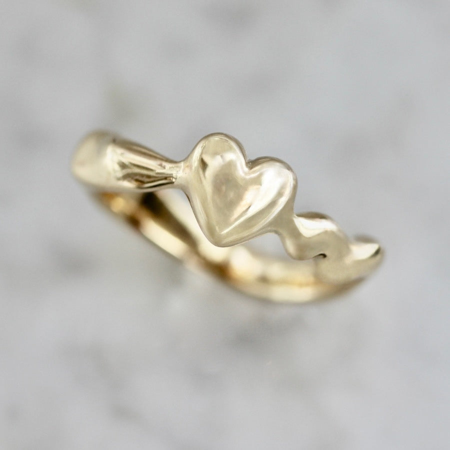 We Clicked Gold Heart Band