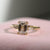 White Emerald Cut Lab Diamond Ring