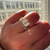 White Emerald Cut Lab Diamond Ring