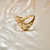 Zaha Celeste Engraved Diamond Ring