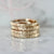 amor fati engraved gold band