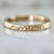 amor fati engraved gold band