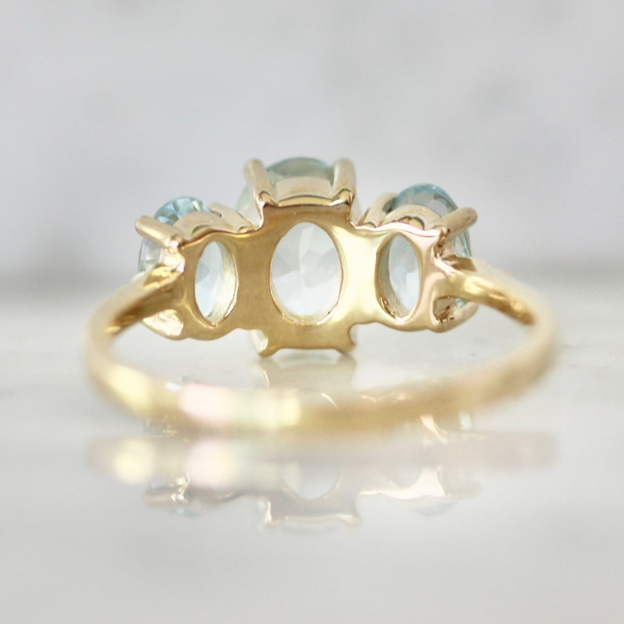 
            oval aquamarine ring