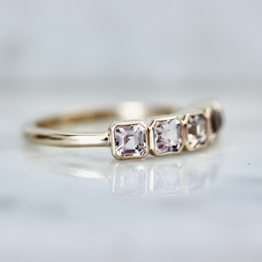 
            asscher wedding band