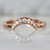 crescent moon diamond ring